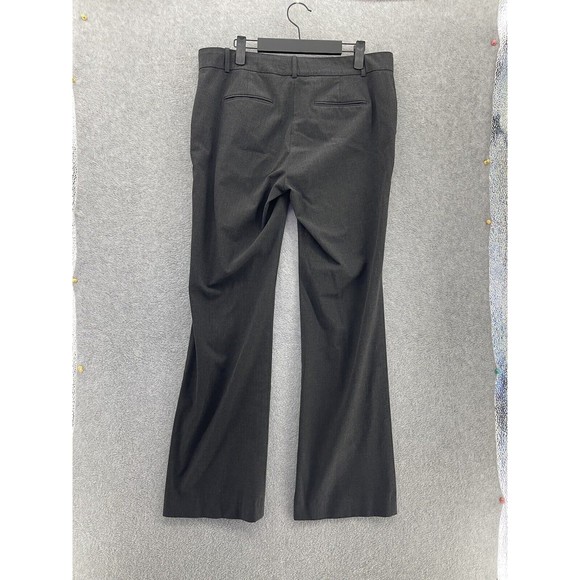 Ann Taylor Women's Pants Devin Fit Solid Gray Size 8 Boot Cut - Picture 2 of 13